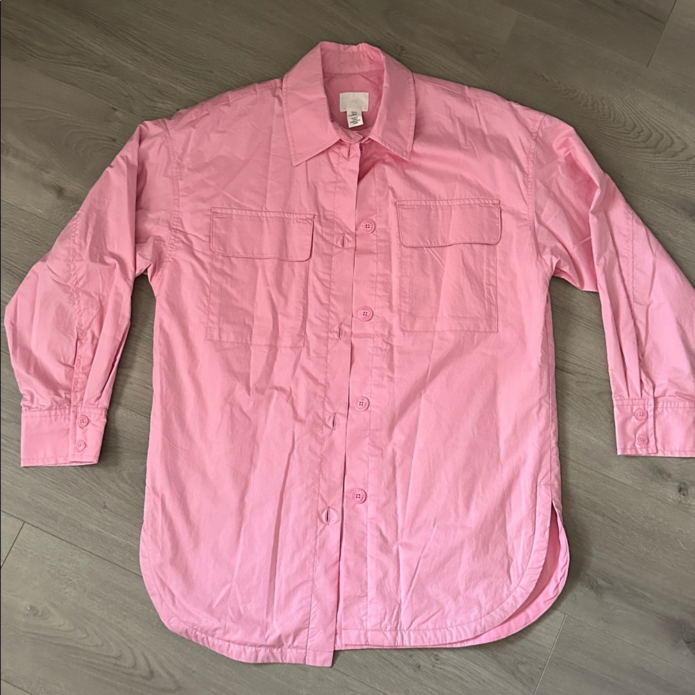 NWT Pink Casual Oversized Jacket